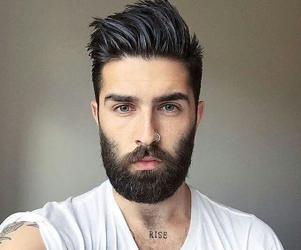 cortes de cabelo masculino com barba
