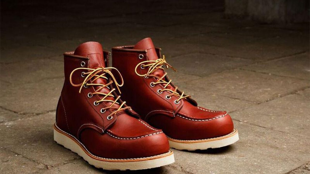 bota moc toe red wing