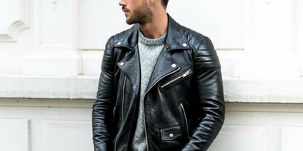 jaqueta de couro perfecto masculina
