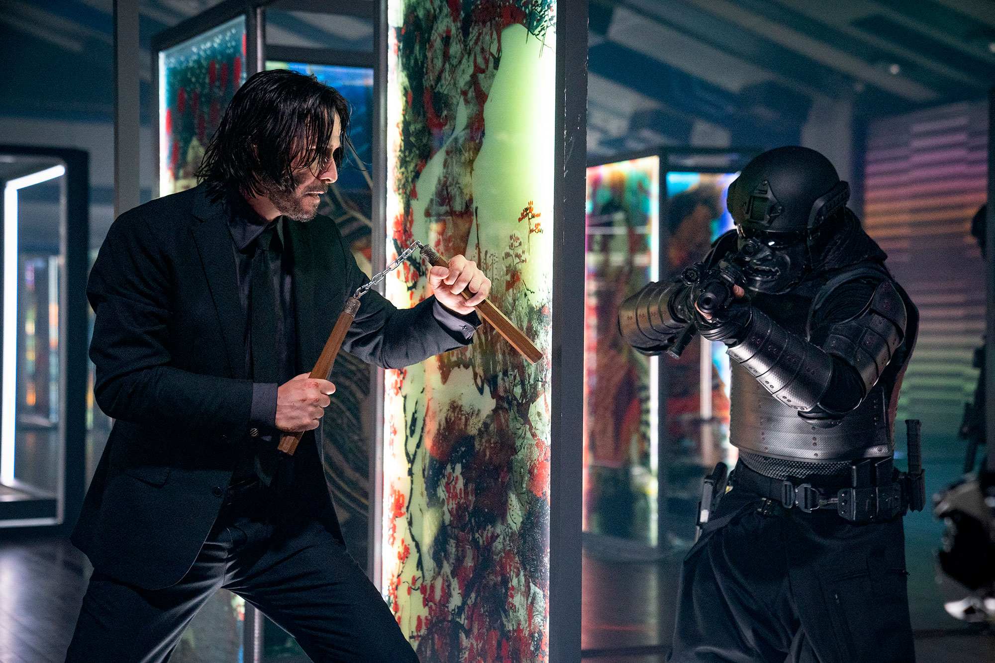 Treinamento com armas de Keanu Reeves para 'John Wick' viraliza nas redes;  assista ao vídeo