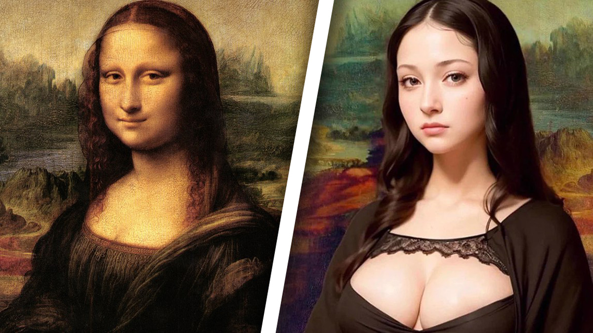 Se a Mona Lisa fosse pintada hoje, como seria o quadro? Eis a resposta