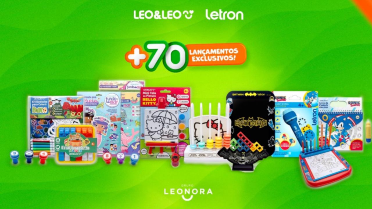 Grupo Leonora leva mais de 70 lançamentos no setor de brinquedos para a Abrin 2025