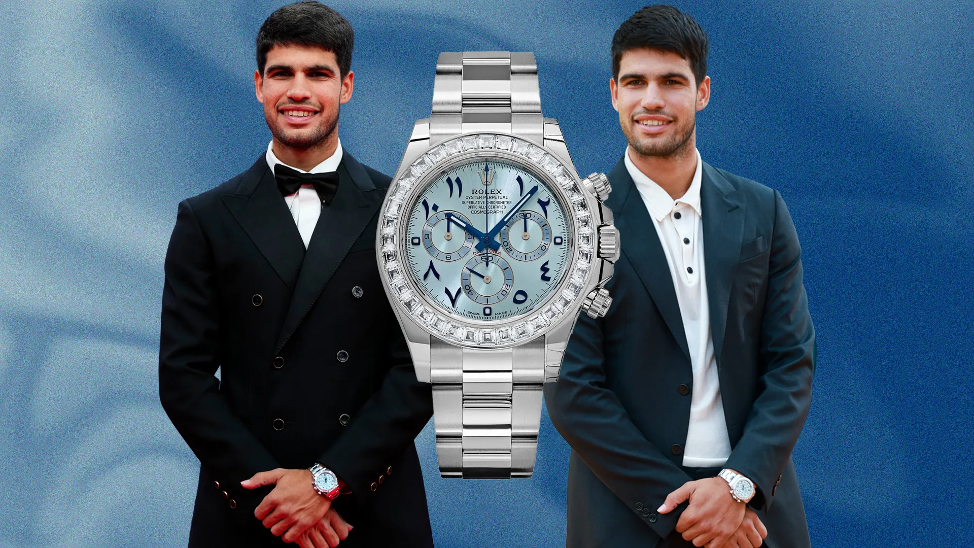 Carlos Alcaraz aparece com Rolex Daytona raro em evento na Espanha